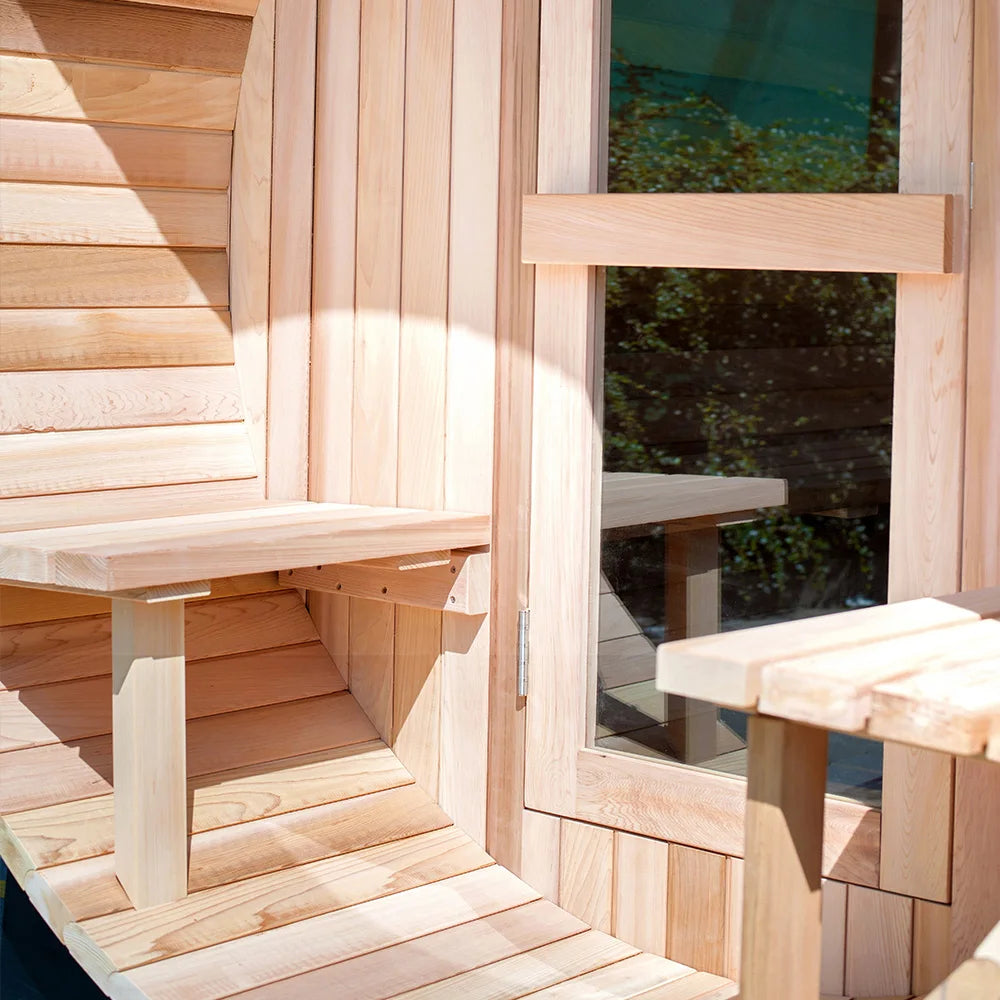 Custom Barrel Sauna Red Cedar Alfresco Outdoor Living Australia