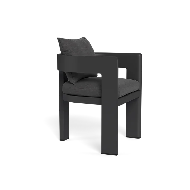 Custom Outdoor Dining Chair Curved Back Aluminum Alfresco Outdoor Living Australia