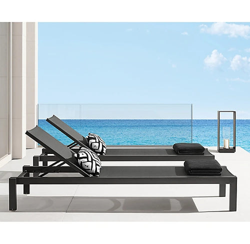 Adjustable Aluminum Sun Lounger Contemporary Alfresco Outdoor Living Australia