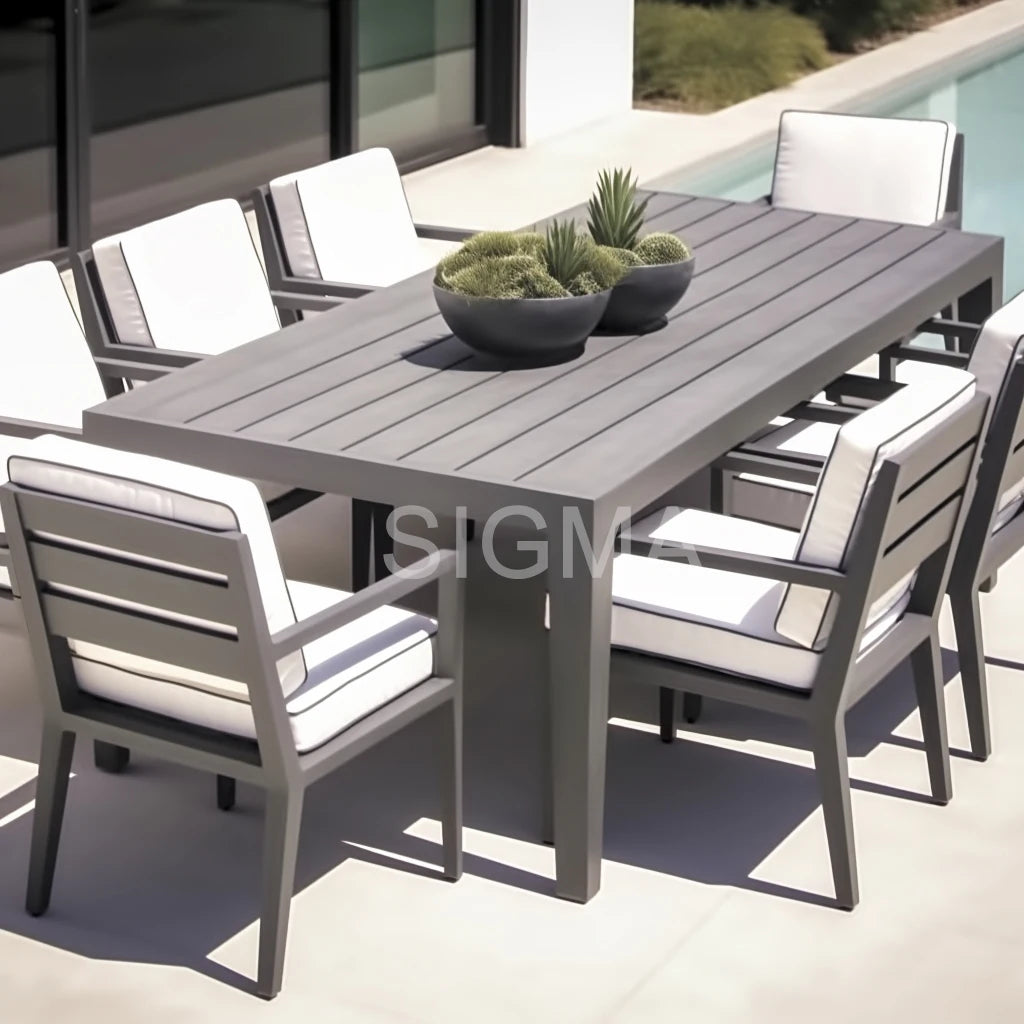 Custom Outdoor Furniture Dining Set Contemporary Alfresco Outdoor Living Australia