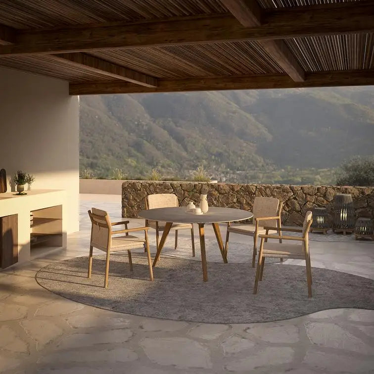 Custom Teak Outdoor Chair Modern Architectural Alfresco Outdoor Living Australia
