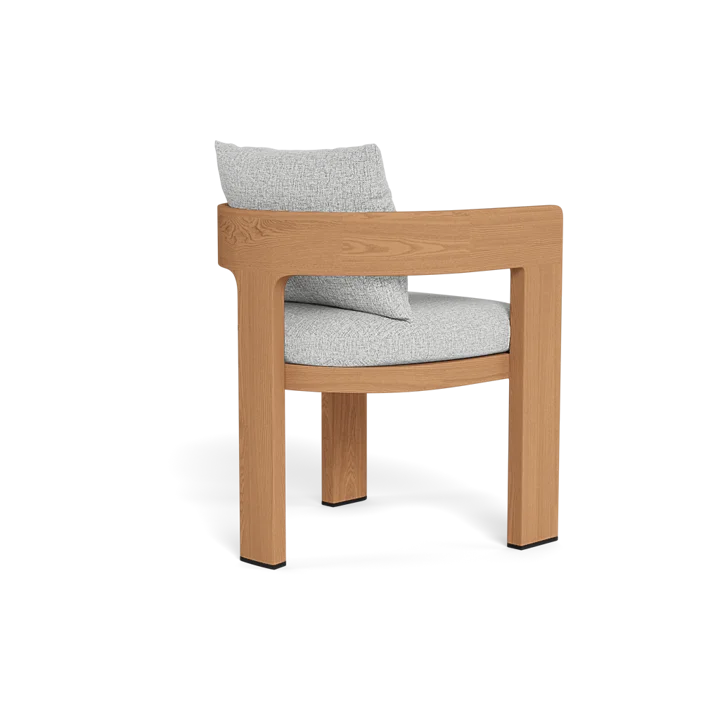 Custom Teak Outdoor Dining Chair Mid-Century Modern Alfresco Outdoor Living Australia