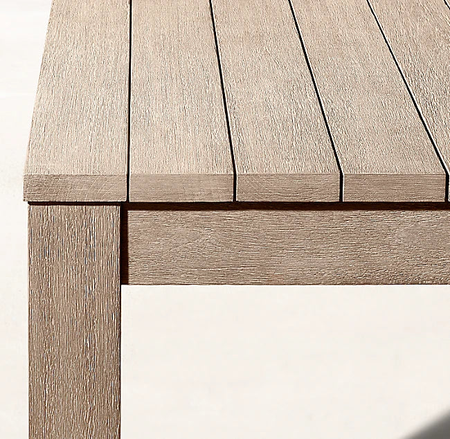 Custom Teak Dining Table Modern Square Alfresco Outdoor Living Australia