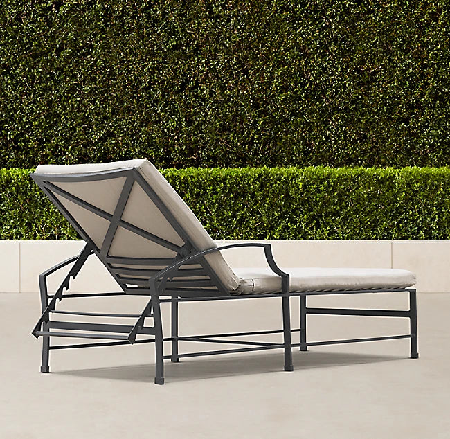 Designer Sun Lounger Contemporary Aluminium Alfresco Outdoor Living Australia