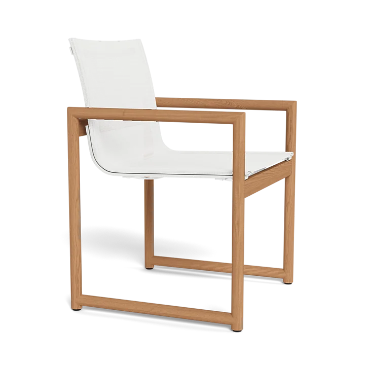 Custom Outdoor Dining Chair Solid Teak Modern Alfresco Outdoor Living Australia