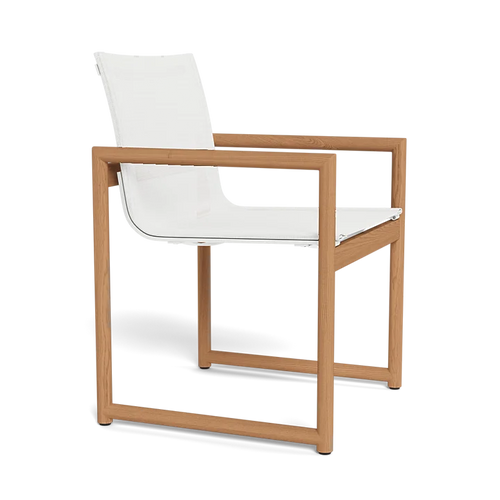 Custom Outdoor Dining Chair Solid Teak Modern Alfresco Outdoor Living Australia