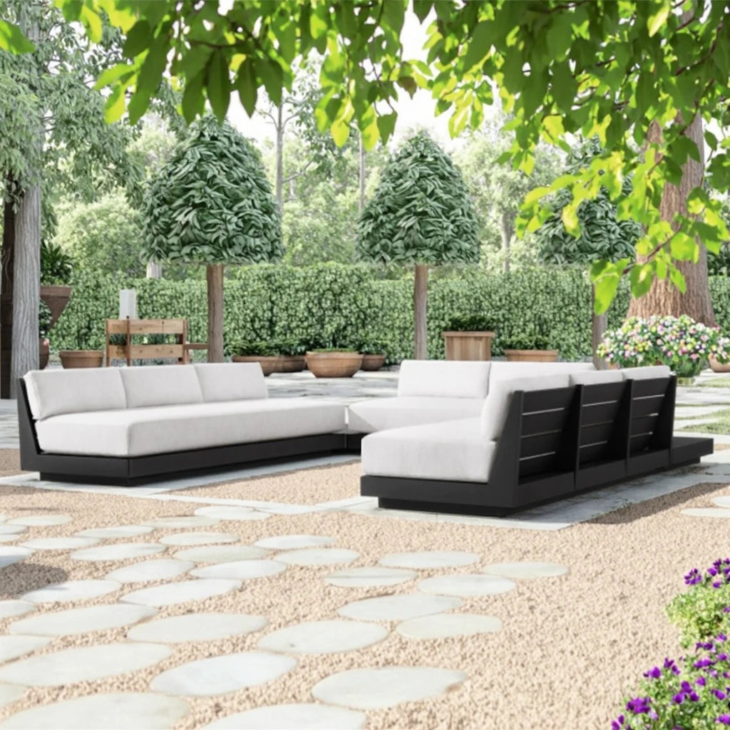 Custom Outdoor Sectional Sofa Set Modern Aluminium Alfresco Outdoor Living Australia