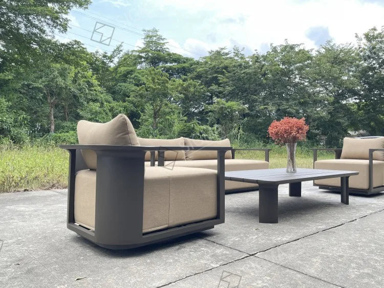 Designer Aluminum Lounge Chair Architectural Alfresco Outdoor Living Australia