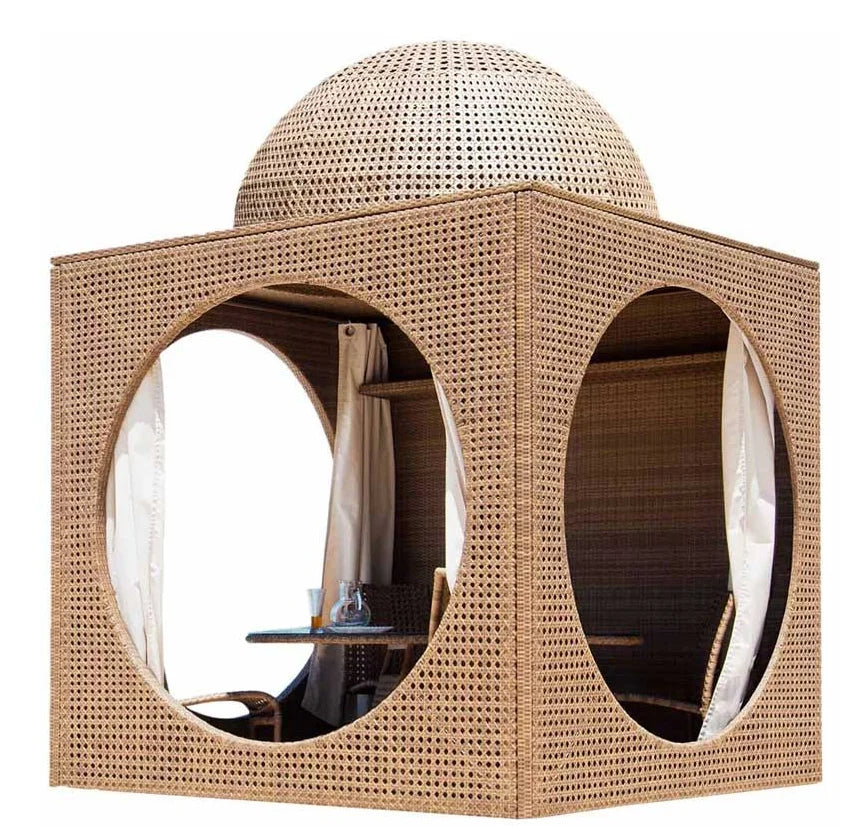 Resort Daybed Canopy Lounge Asian Palace Style Alfresco Outdoor Living Australia