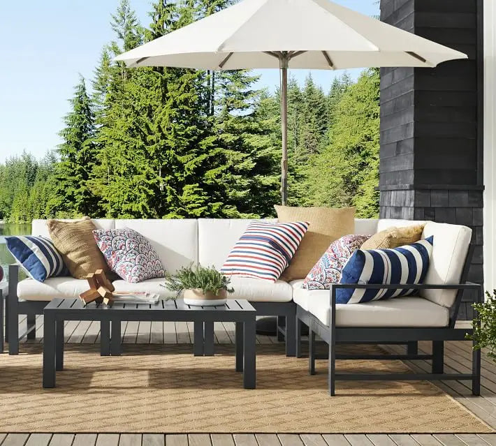 Modular Aluminium Outdoor Sectional Sofa Modern Alfresco Outdoor Living Australia