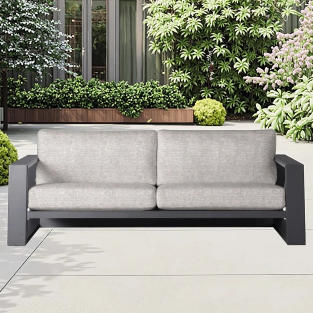 Custom Aluminium Deep Seating Sofa, Modern Outdoor Couch, Alfresco Outdoor Living Australia