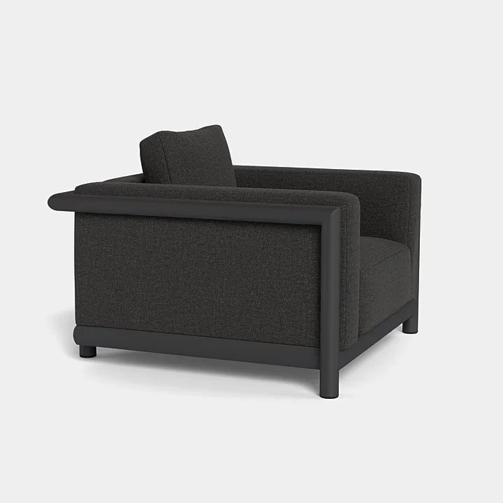 Designer Outdoor Sofa Single Seat Luxurious Aluminium Alfresco Outdoor Living Australia
