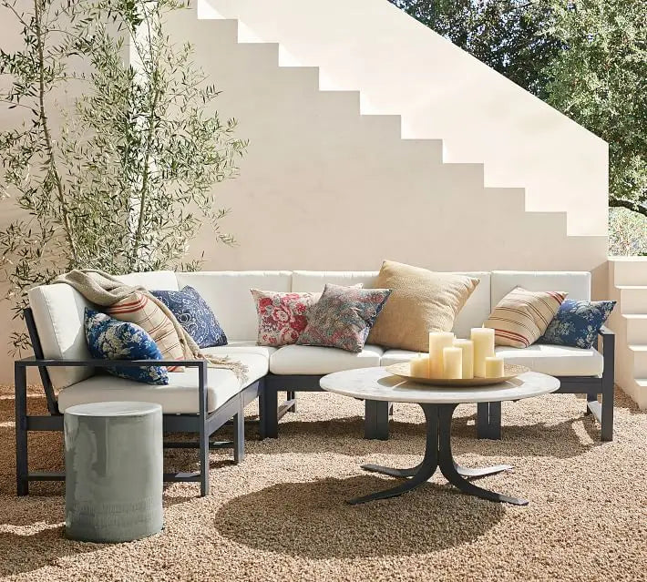 Modular Aluminium Outdoor Sectional Sofa Modern Alfresco Outdoor Living Australia