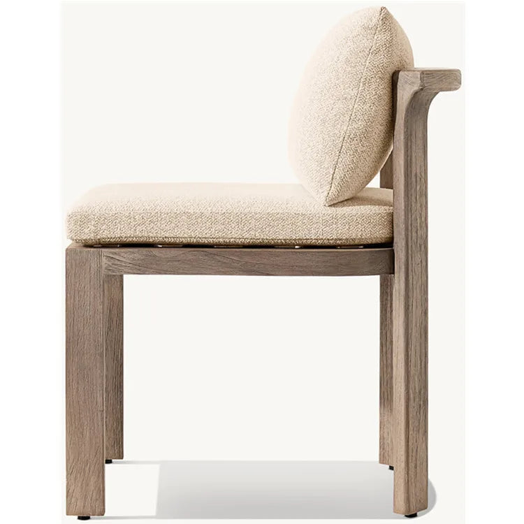 Teak Outdoor Dining Chairs Modern Curved Solid Wood Alfresco Outdoor Living Australia