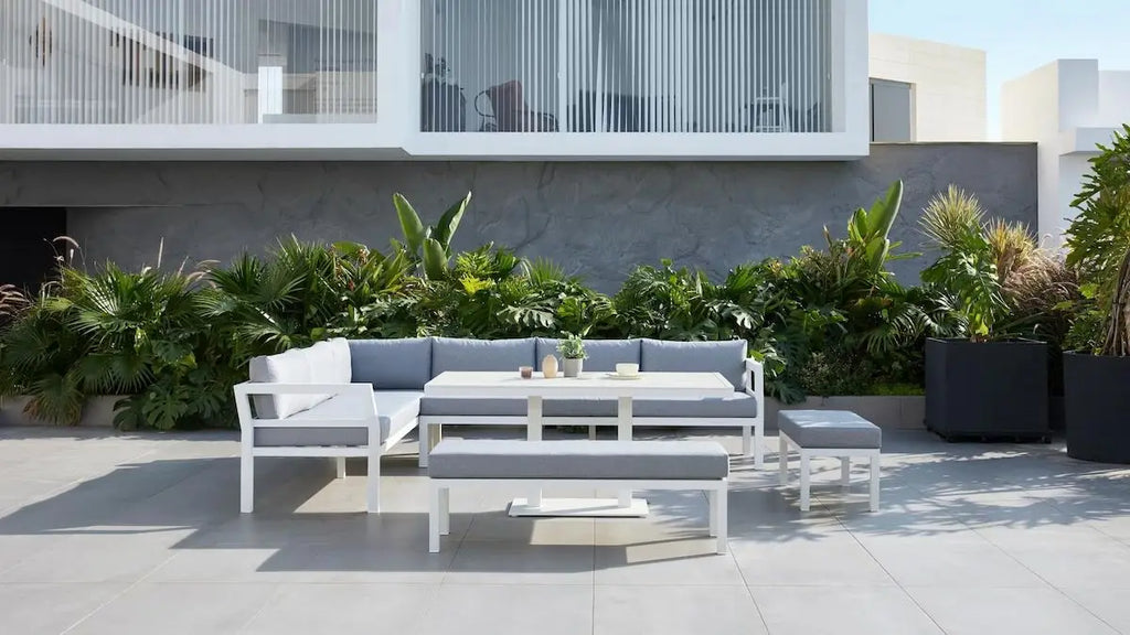 Outdoor Sectional Sofa L-Shape Contemporary Modular Alfresco Outdoor Living Australia