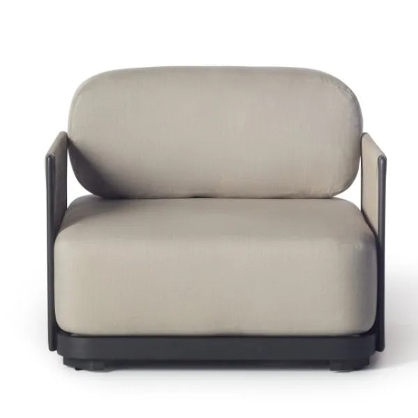 Rope Weaving Club Lounger Aluminum Sofa Chair Modern Alfresco Outdoor Living Australia