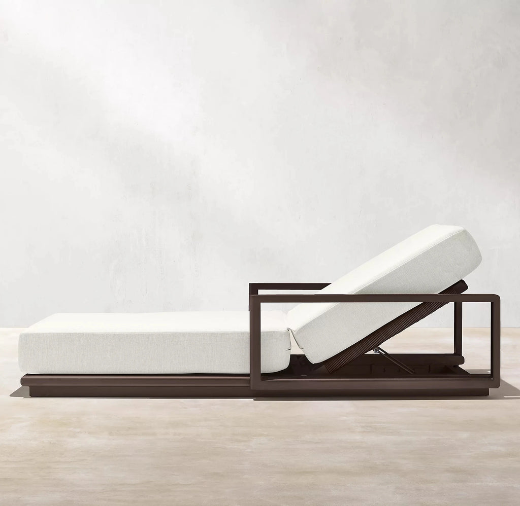 Modern Rope Chaise Lounger Sculptural Alfresco Outdoor Living Australia