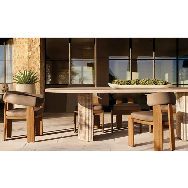 Teak Dining Chair Modern Armless Alfresco Outdoor Living Australia
