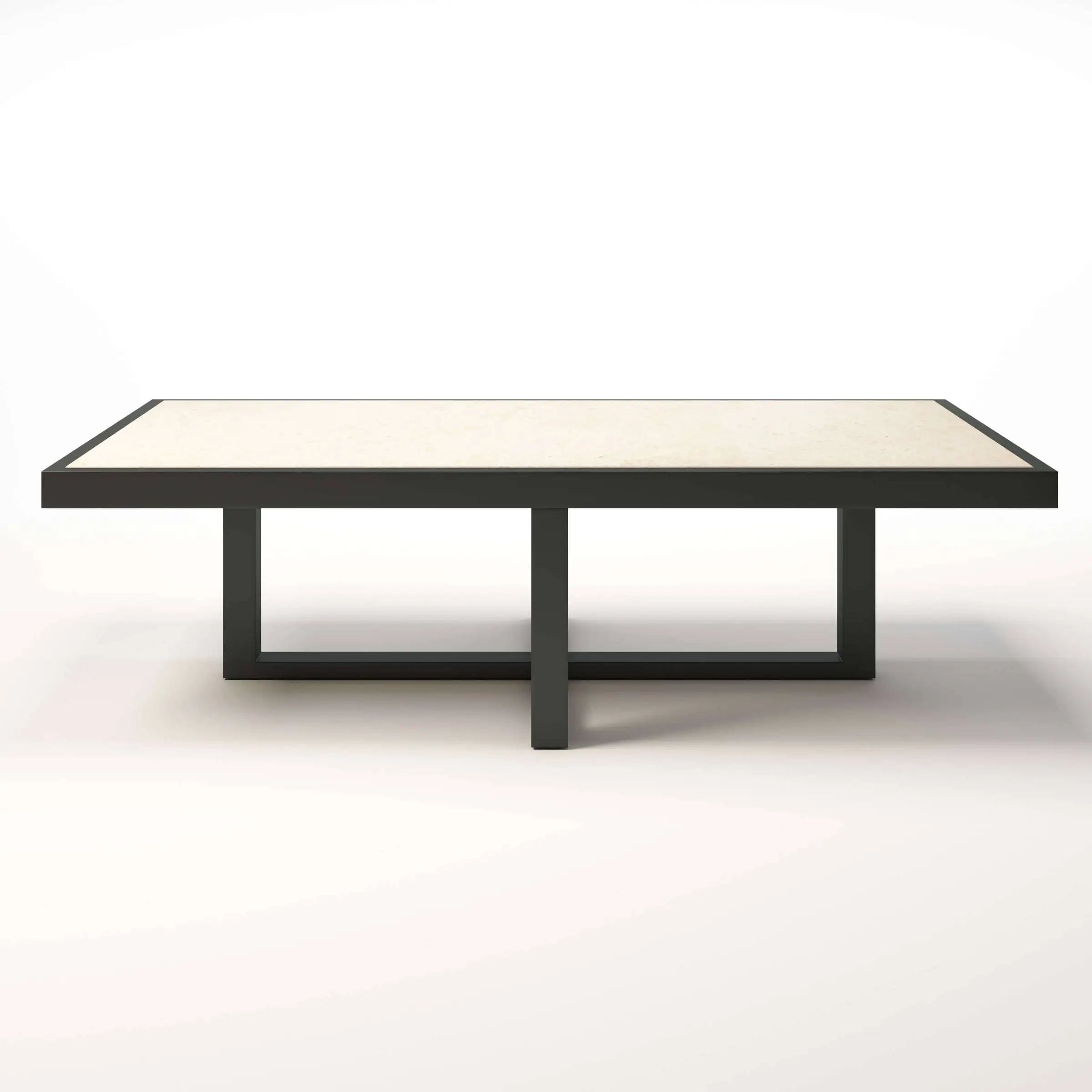8-Seater Aluminium Dining Table Contemporary Sculptural Alfresco Outdoor Living Australia