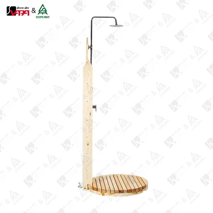 Custom Outdoor Shower Column Modern Timber Alfresco Outdoor Living Australia