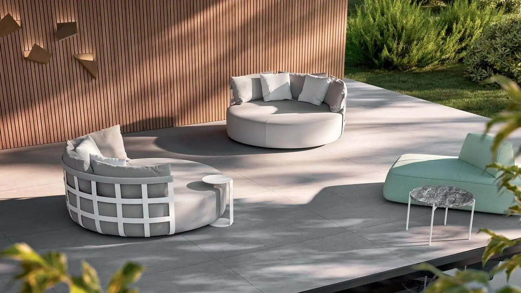 Round Daybed Sun Lounger Italian Style Alfresco Outdoor Living Australia