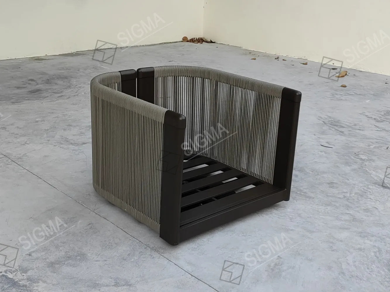 Modular Aluminum Outdoor Sofa Set Contemporary Alfresco Living