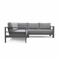 Outdoor Sectional Sofa Corner Lounge Modern Aluminum Alfresco Outdoor Living