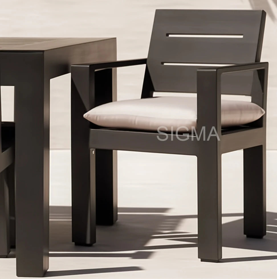 Custom Aluminum Outdoor Dining Set Contemporary Alfresco Outdoor Living Australia