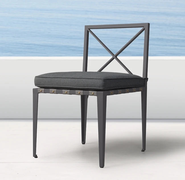 Custom Outdoor Aluminum Dining Set Modern Architectural Alfresco Outdoor Living Australia