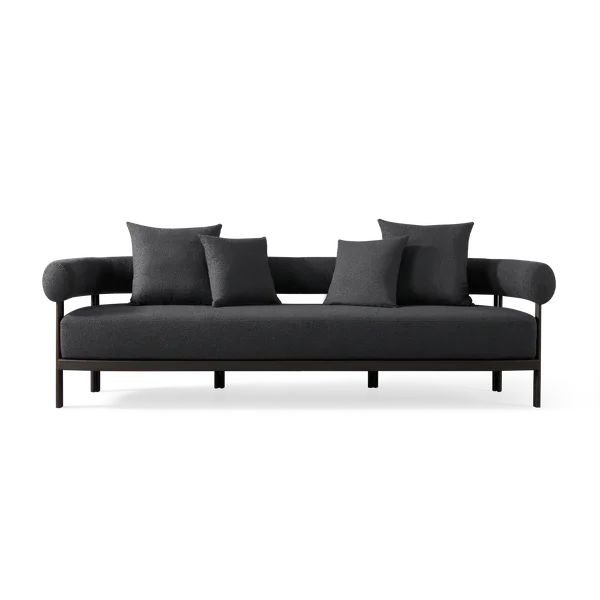Designer Outdoor Furniture 3-Seat Aluminum Sofa Alfresco Outdoor Living Australia