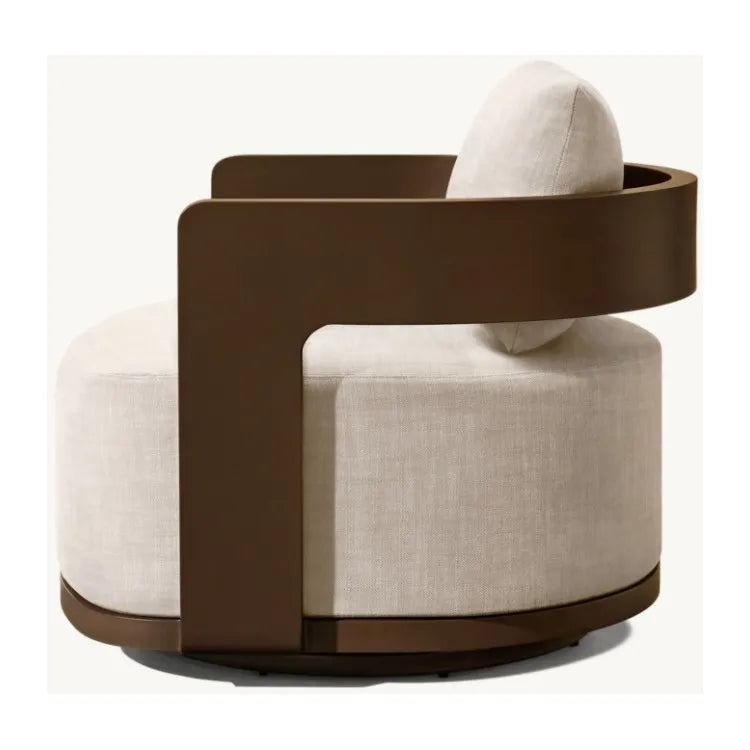 Outdoor Swivel Chair Modern Aluminum Armchair Alfresco Outdoor Living Australia