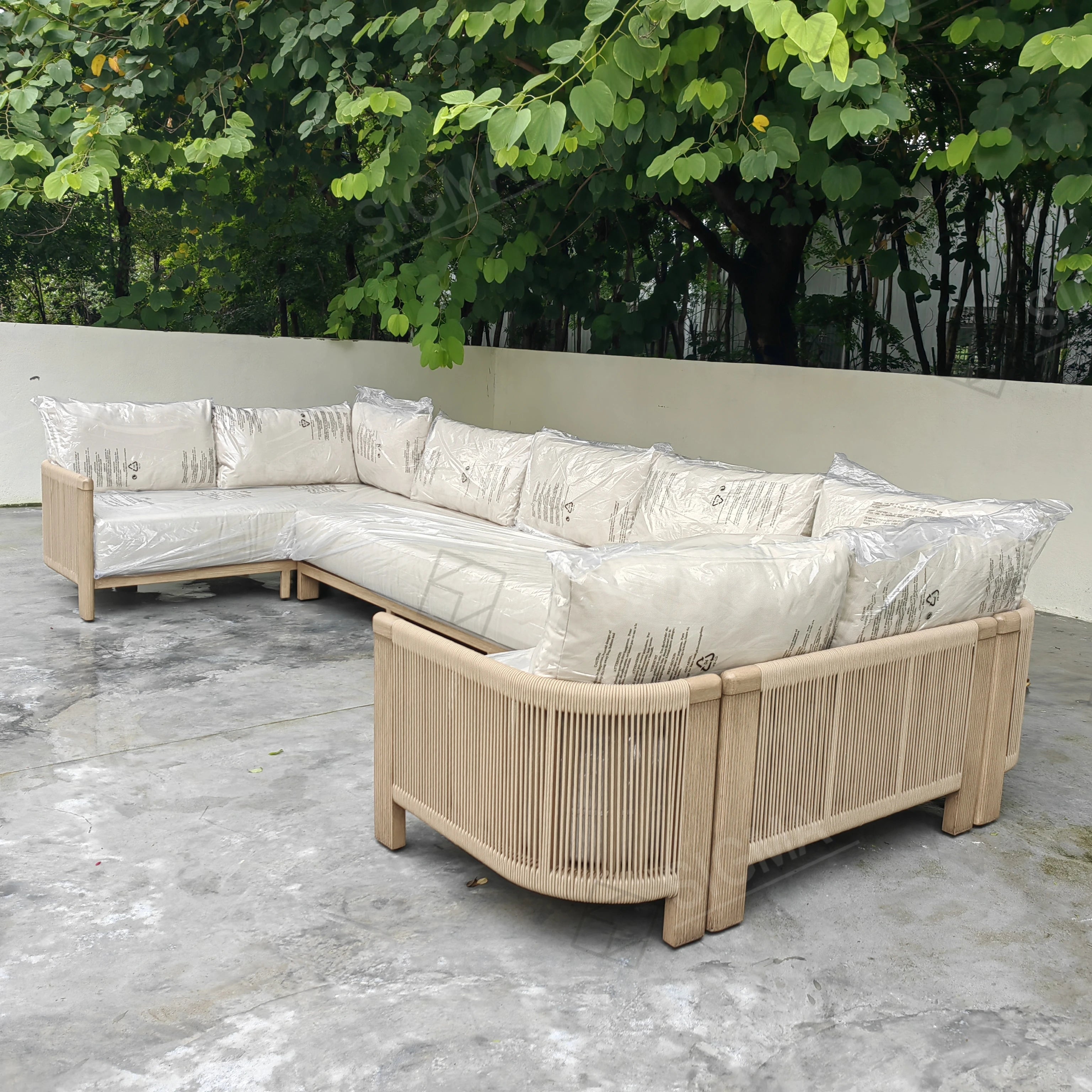 Custom Outdoor Furniture Sofa Set Contemporary Rope Alfresco Outdoor Living Australia