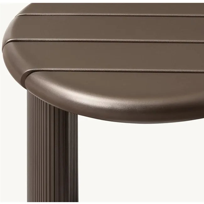 Custom Outdoor Side Table Modern Round Alfresco Outdoor Living Australia