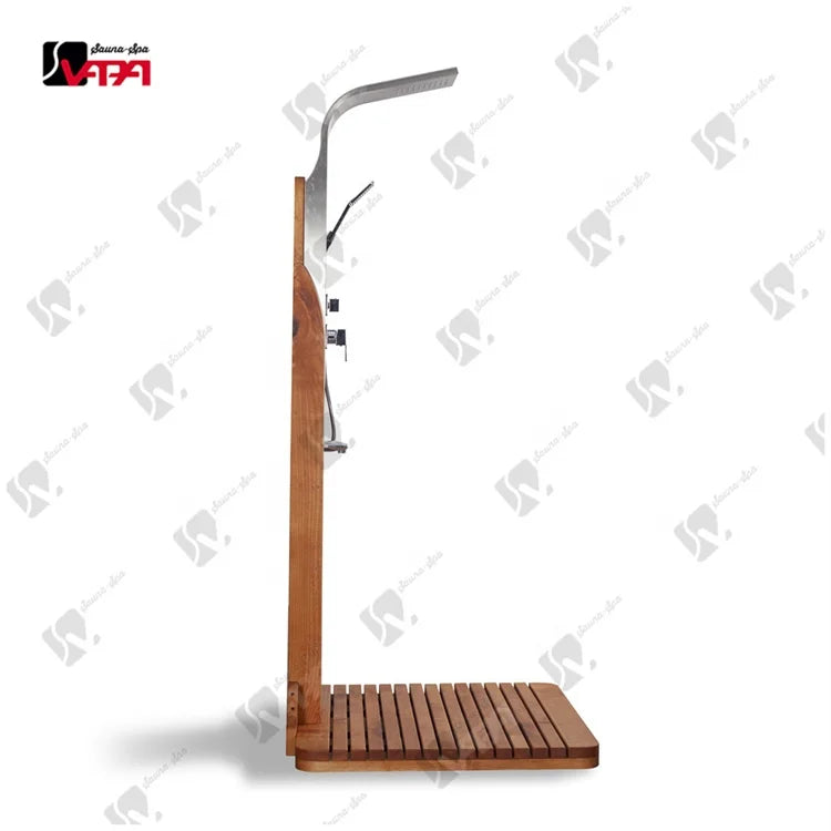 Custom Alder Outdoor Shower Column Minimalist Alfresco Outdoor Living Australia
