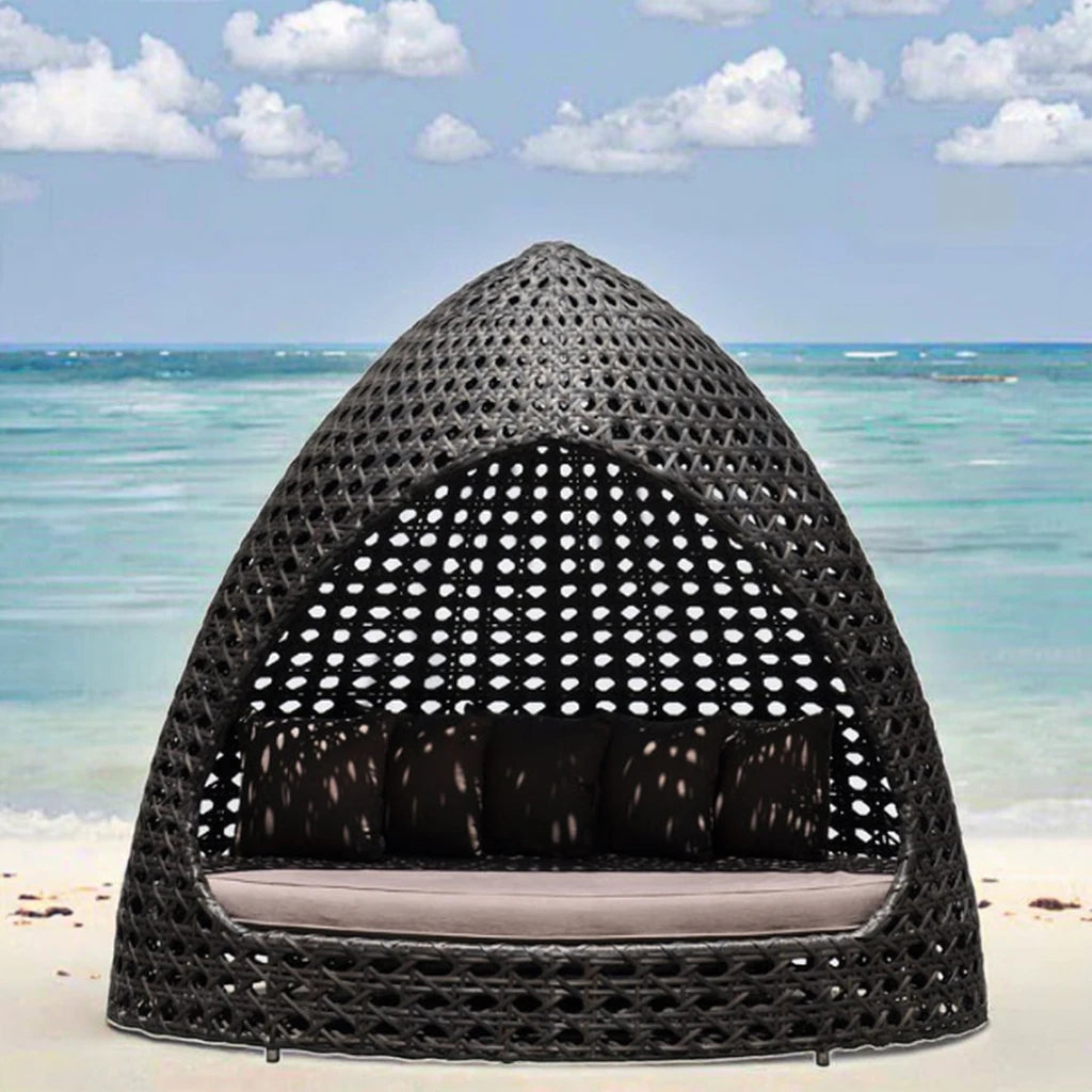 Custom Outdoor Furniture Triangle Cabana Bed Architectural Alfresco Outdoor Living Australia