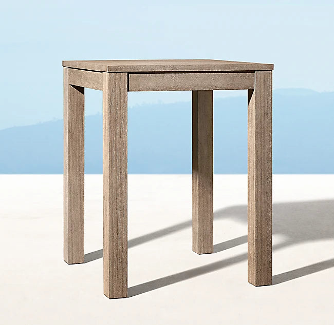 Custom Teak Dining Table Modern Square Alfresco Outdoor Living Australia