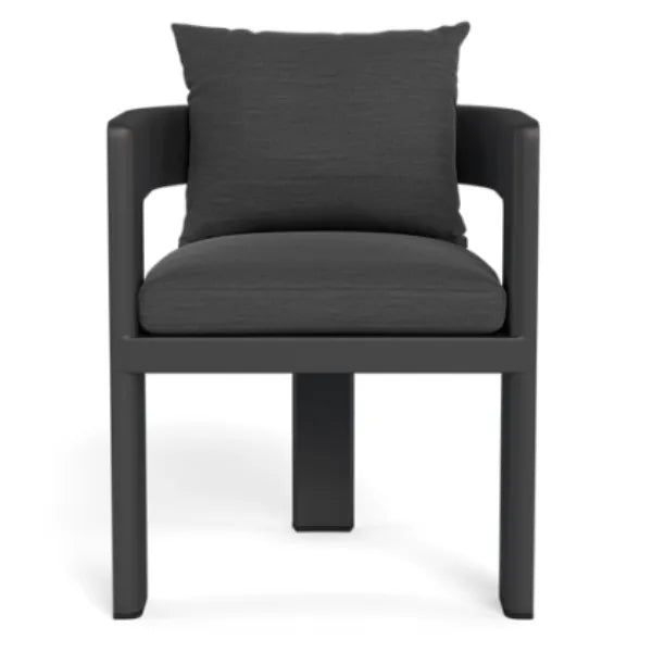 Custom Outdoor Dining Chair Curved Back Aluminum Alfresco Outdoor Living Australia