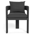 Custom Outdoor Dining Chair Curved Back Aluminum Alfresco Outdoor Living Australia