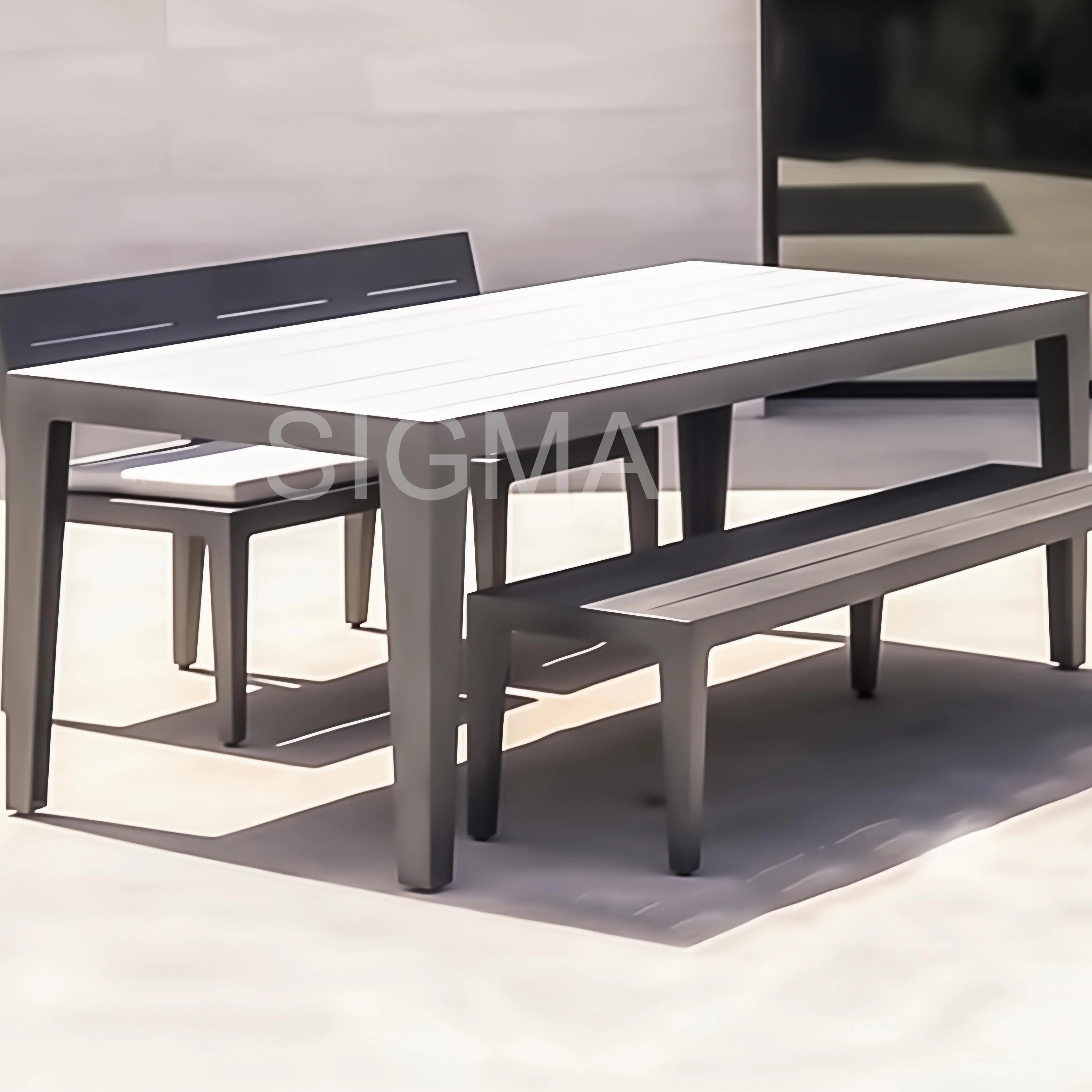 Custom Outdoor Furniture Dining Set Contemporary Alfresco Outdoor Living Australia