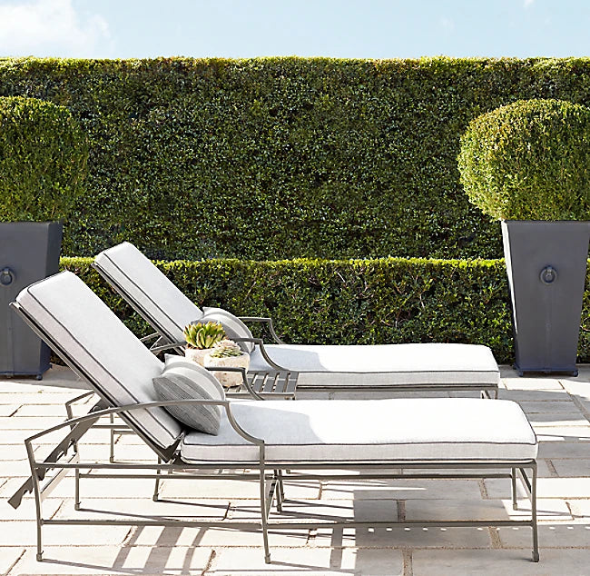 Designer Sun Lounger Contemporary Aluminium Alfresco Outdoor Living Australia