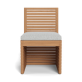 Teak Dining Chair Armless Solid Wood Alfresco Outdoor Living Australia