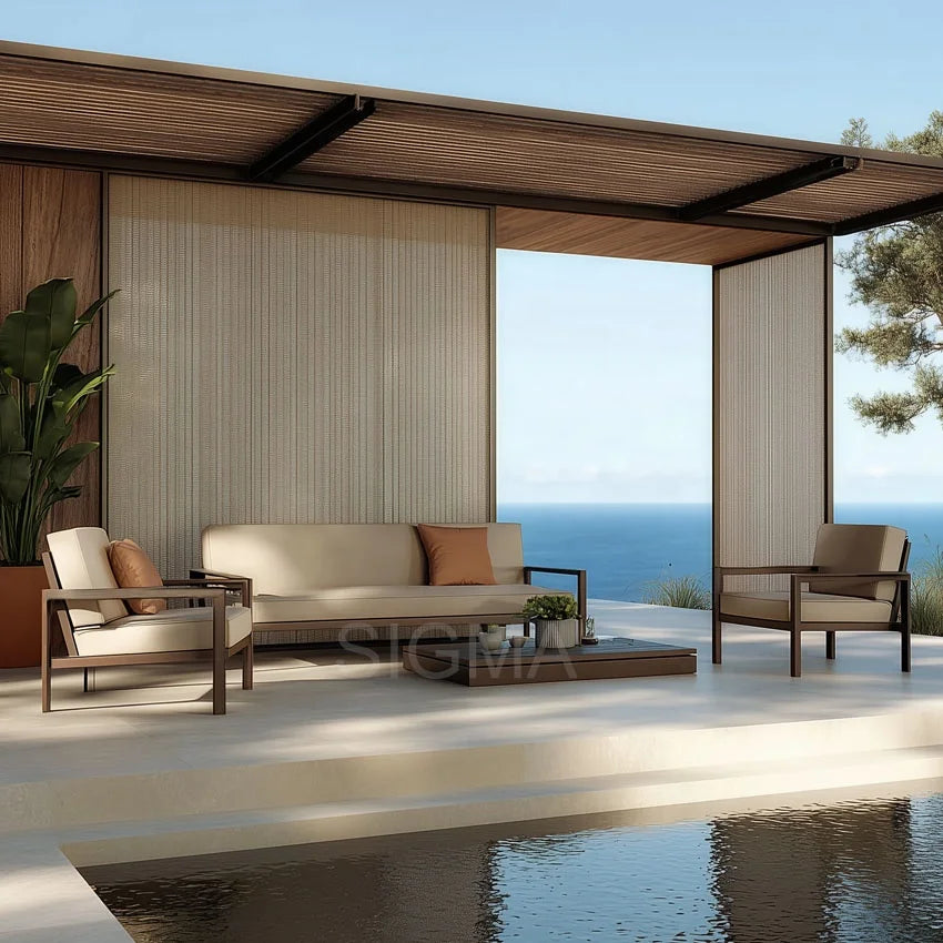 Custom Outdoor Sofa Set Modern Architectural Alfresco Outdoor Living Australia