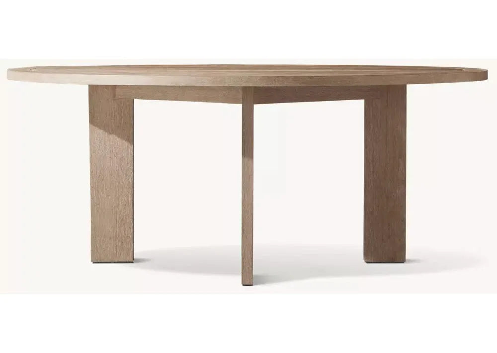Custom Outdoor Furniture Round Dining Teak Alfresco Outdoor Living Australia