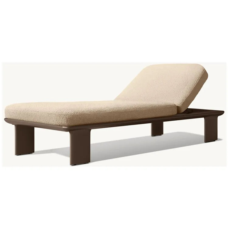 Custom Outdoor Sun Bed Soft Curves Aluminum Alfresco Outdoor Living Australia