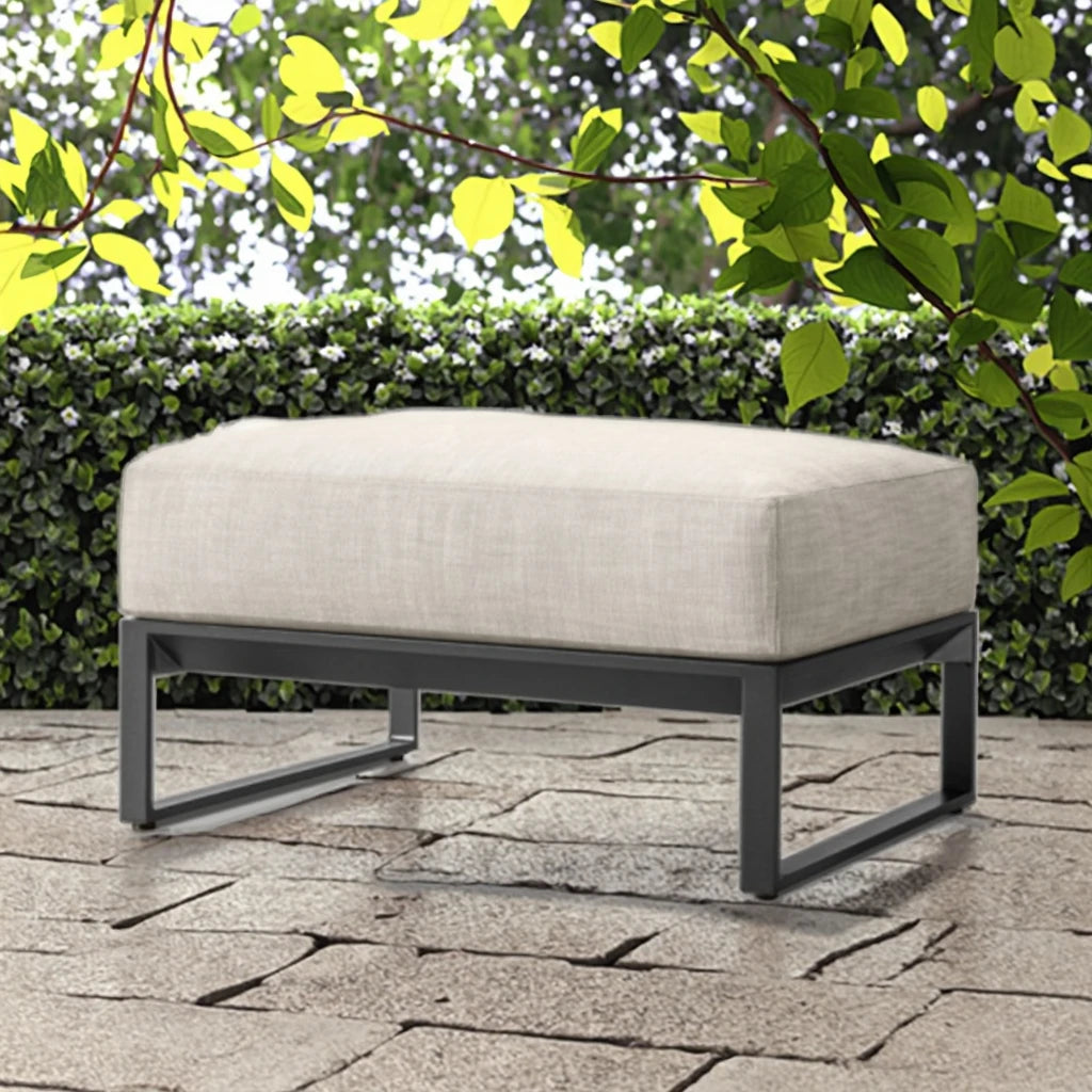 Handcrafted Footstool Ottoman Modern Square Alfresco Outdoor Living Australia