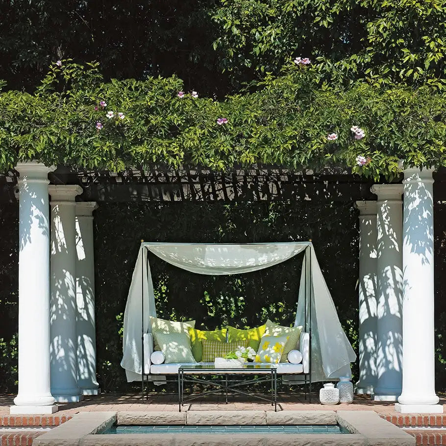 Designer Outdoor Daybed, Contemporary Aluminium Sun Lounger, Alfresco Outdoor Living Australia