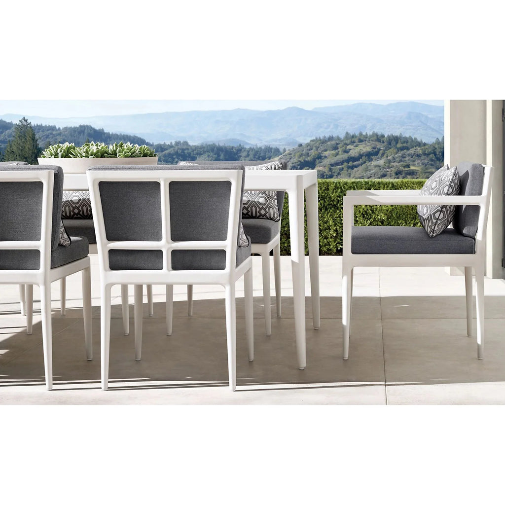 Designer Outdoor Dining Set Back Cross Alfresco Outdoor Living Australia