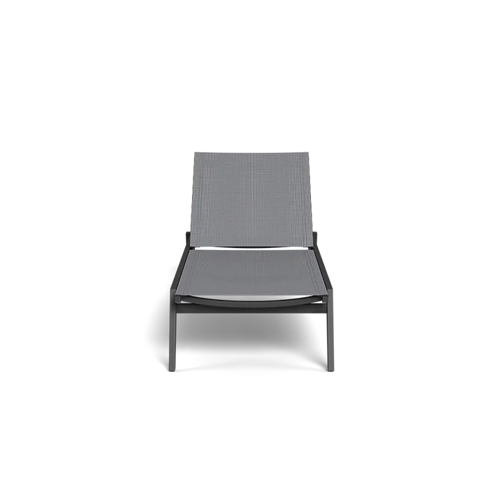 Contemporary Metal Sun Lounger Modern Outdoor Furniture Alfresco Outdoor Living