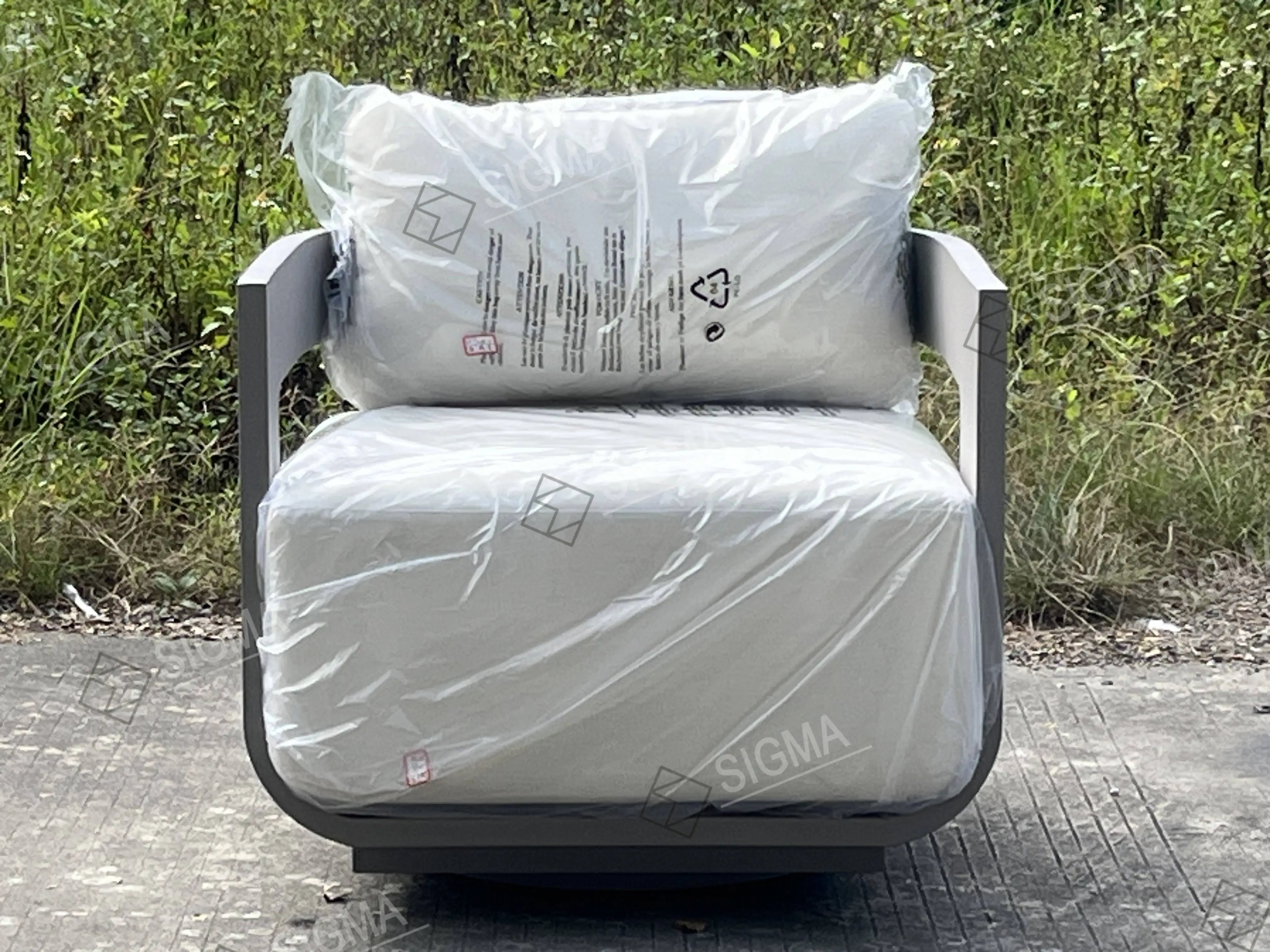 Contemporary All-Weather Outdoor Swivel Chair Alfresco Outdoor Living Australia