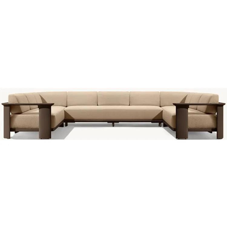 Custom Outdoor Furniture U-Shape Sofa Modern Alfresco Outdoor Living Australia
